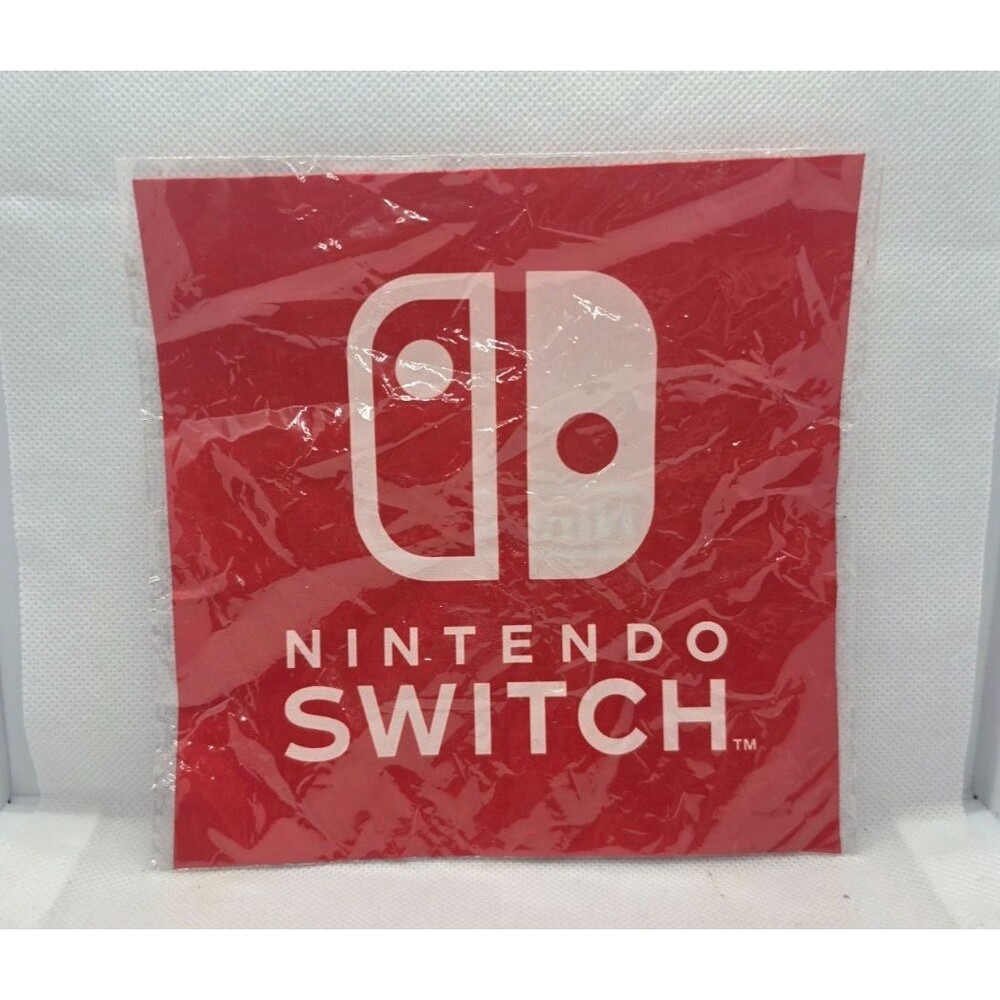 Nintendo Switch Red Console Screen Cleaning Cloth Wipe Official Nintendo Promo